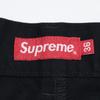 Supreme Black Cotton Pants Bottoms 36 blackUsed