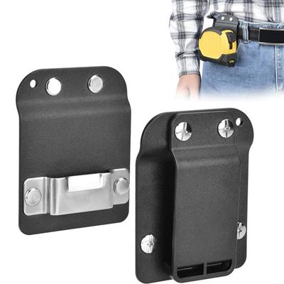 Clipe de cinto para furadeira elétrica, coldre universal portátil multiuso para fita métrica, suporte para fita métrica, ferramentas, presilha de cinto para carpinteiros e faz-tudo
