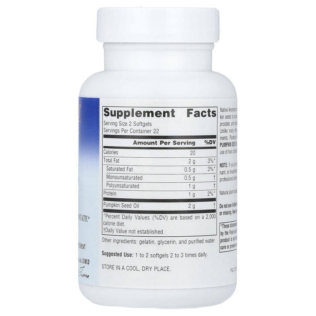 Full Spectrum™ Pumpkin Seed Oil, 45 Softgels (500Mg per Softgel)