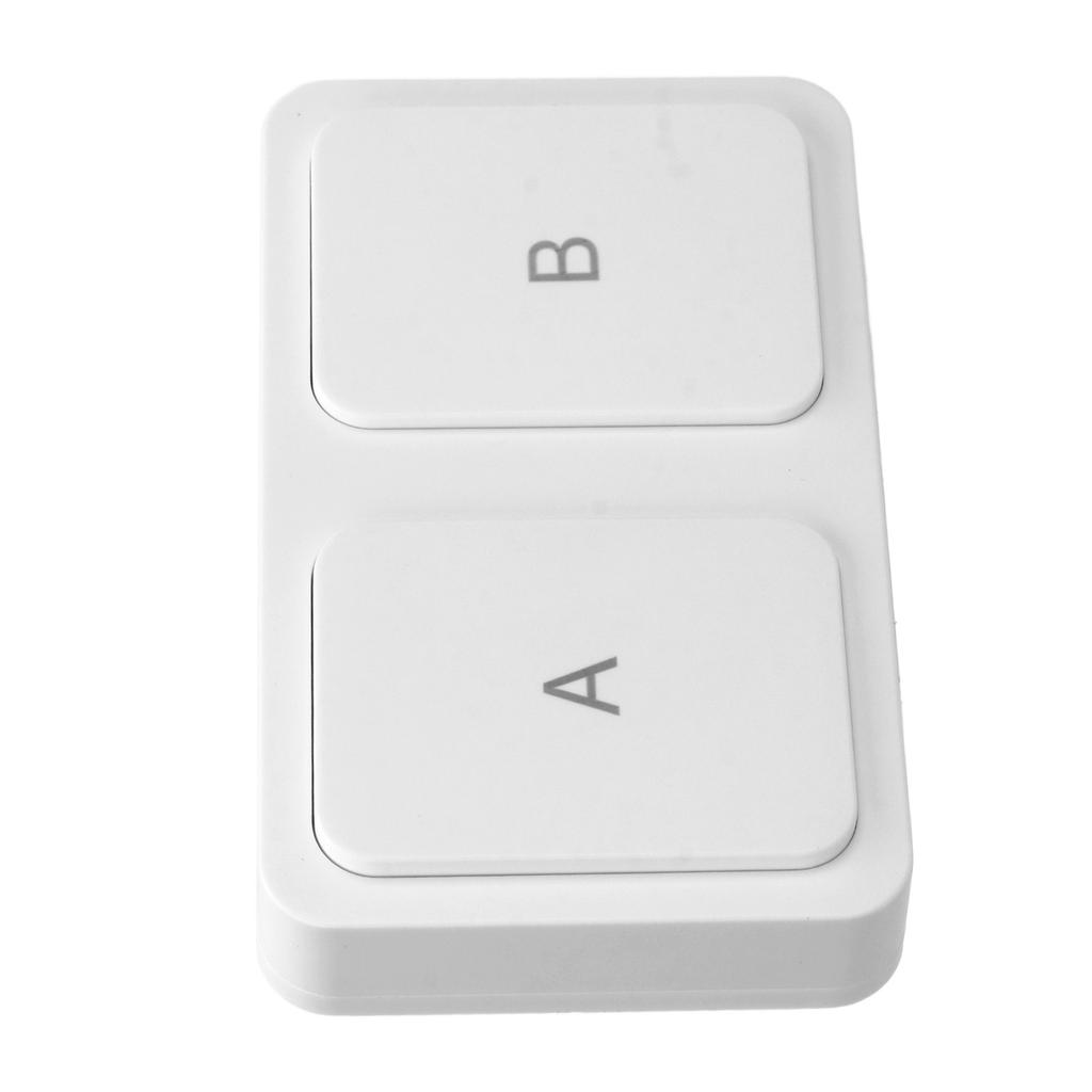 Wireless Smart Scene Switch Smart Home Devices 2 Way Push Button Switch for Tuya Zigbee Connection