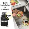 Dishwasher Hose Connector Leakproof Seal Easy Installation Leakage Prevention Disposal Drain Connector Accessories