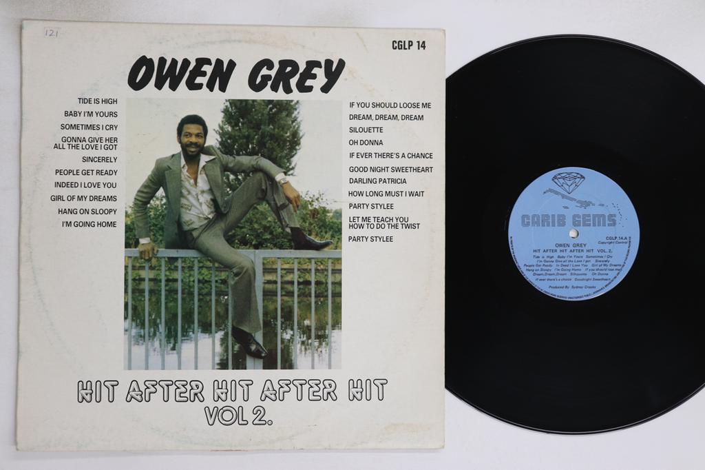 LP Record OWEN GRAY - Hit After Hit After Hit - Vol. 2 CGLP14 CARIB GEMS UK Reggae, Ska & Dub Used