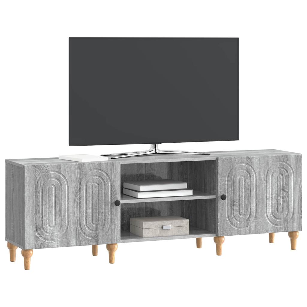 TV Stand Grey Sonoma 150 x 31 x 50 cm Particleboard
