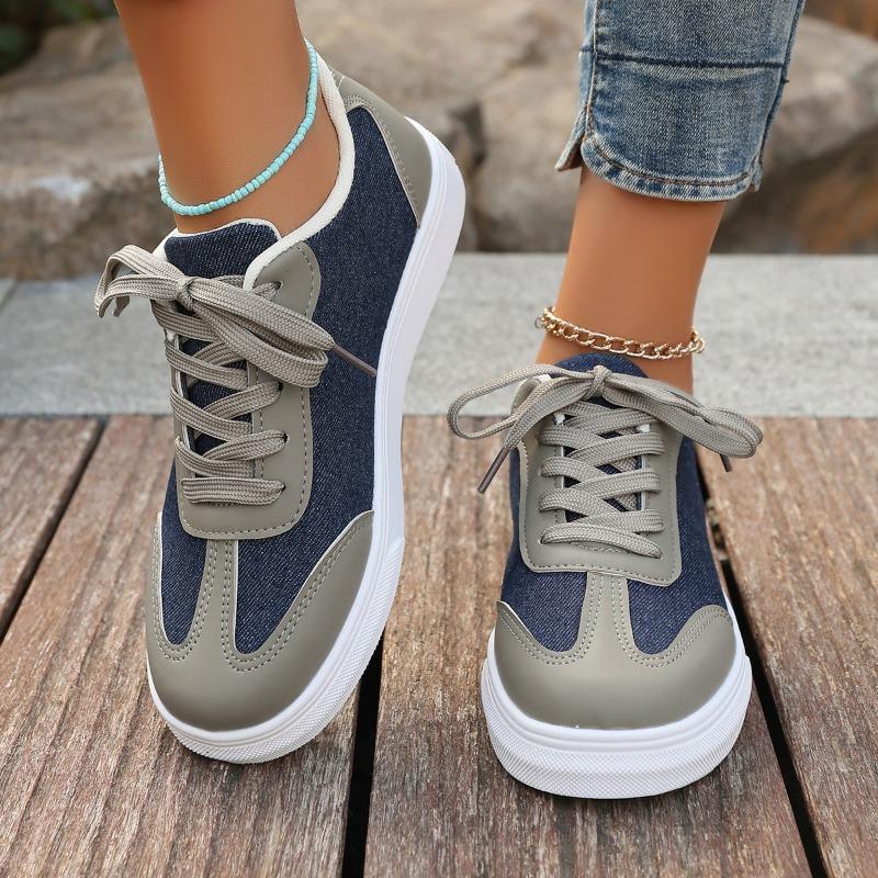 Women Vulcanize Shoes Fashion Cowboy Canvas Shoes Breathable Casual Shoes Sneaker for Women Light Walking Flats Zapatillas Mujer