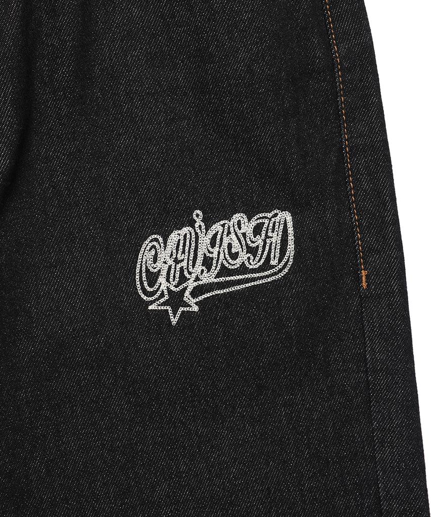 CAVISH W Check Denim Pants Black(Cv2Fffd110A)