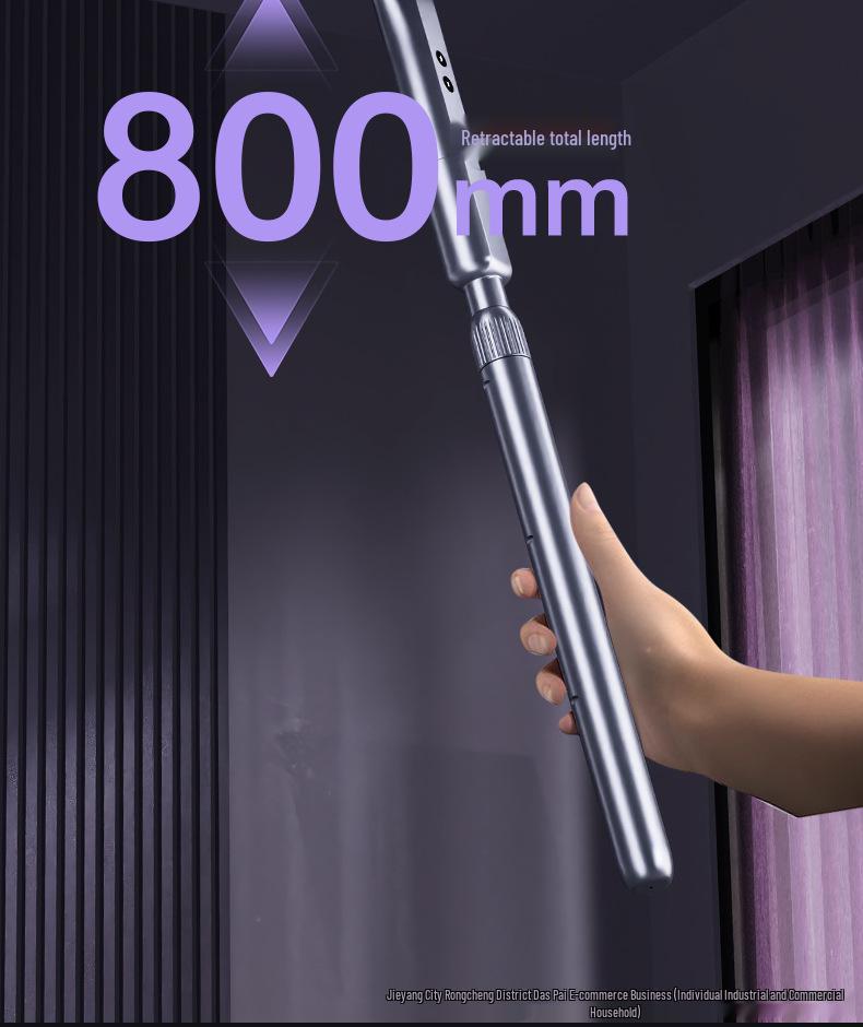2026 Retractable Purple Light Mosquito Killer: Rotatable Wall-Mount, 2-in-1 Charging Type