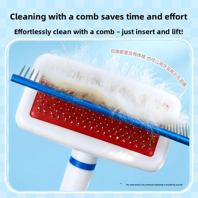 Dog Comb Airbag Needle Comb Pet Comb for Cats Pet Supplies White Handle-style Pet Comb