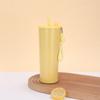 Stainless Steel Vacuum Insulated Travel Mug With Handle Straw 710ml Double Wall Car Cup Outdoor Office Commute