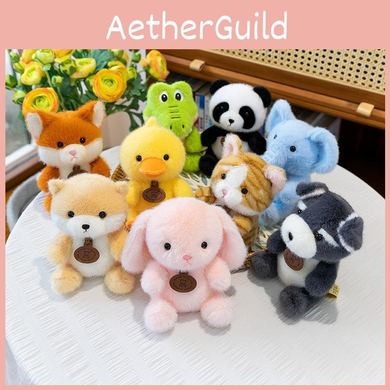 Yellow Cat Duck Elephant Crocodile Plush Toy Stuffed Animal Doll Decoration