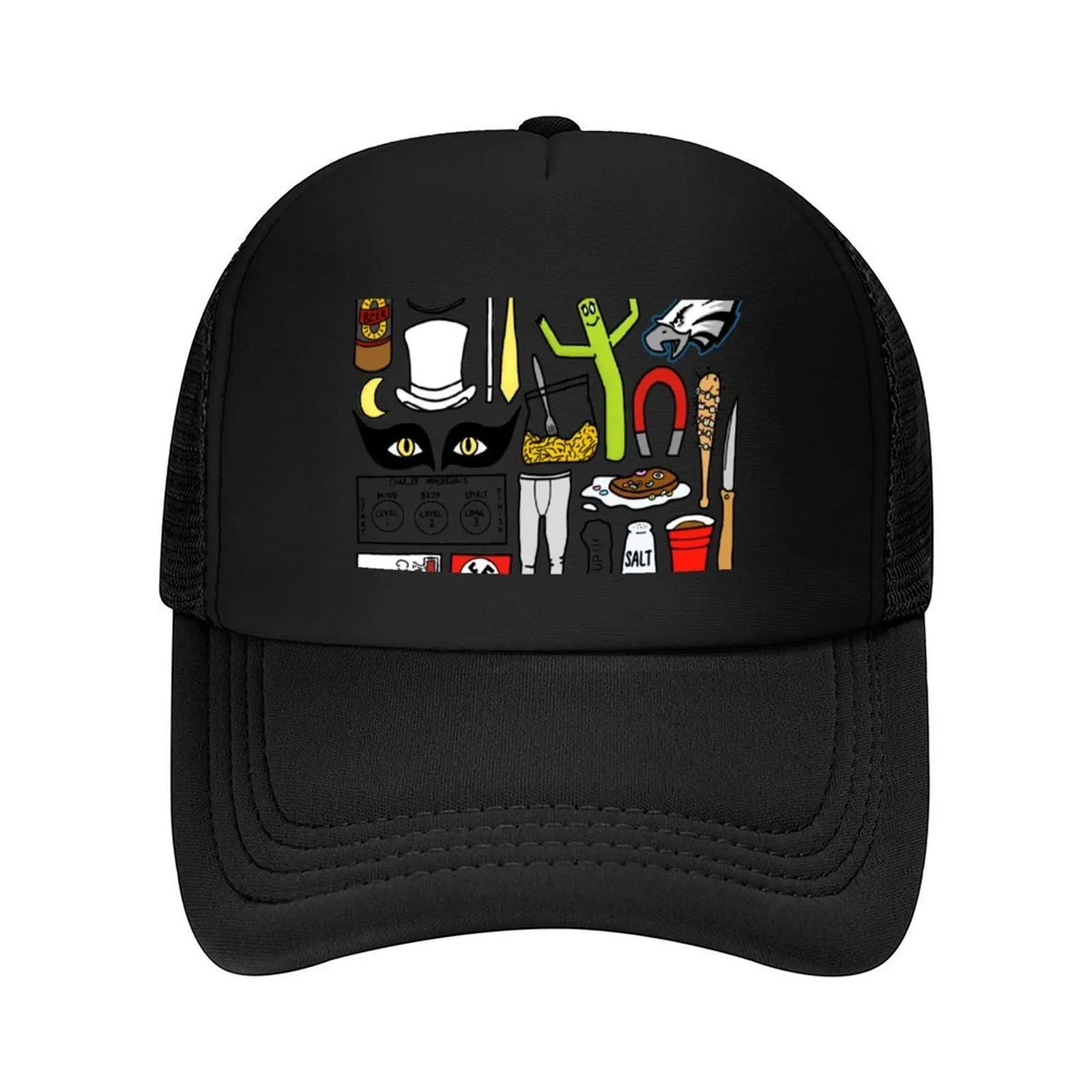 its always sunny cartoon art Baseball Cap summer hat Golf Wear beach hat Womens Golf Clothing Unisexs