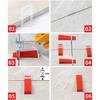 Tile Leveling System 2mm 300pcs Tile Level Wedge Spacer Plus 100pcs Reusable Wedges with a Tile Leveling Pliers