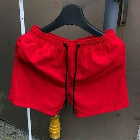 Pánské trendy rychleschnoucí plážové šortky Korejské barvy Candy Color