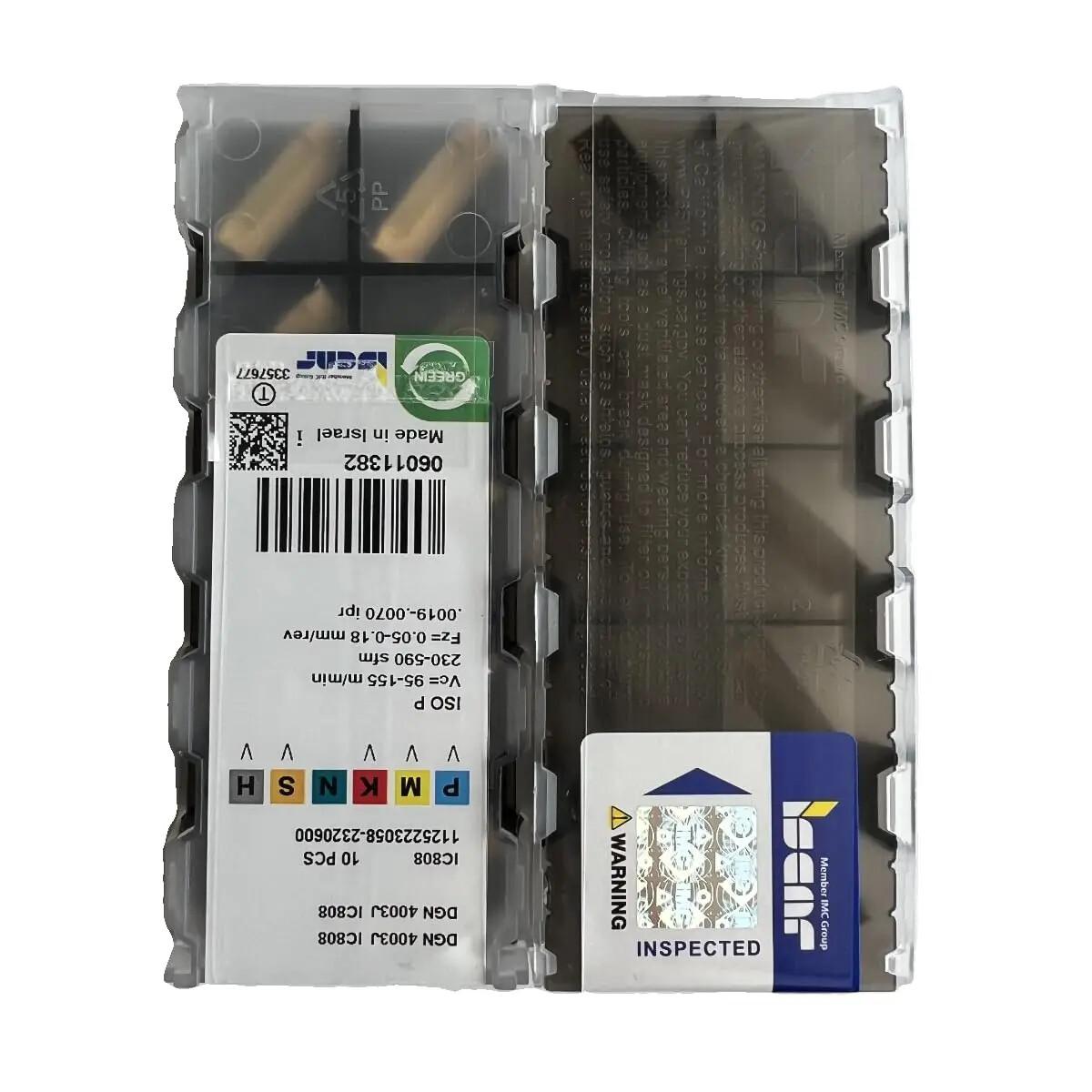 

ISCAR / DGN4003J IC808 Industrial indexable carbide inserts 10 Pcs