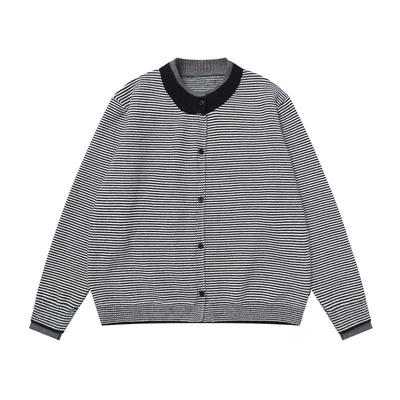 Unisex Japanese Retro Striped Knitwear - Casual Urban Lazy Style Sweater