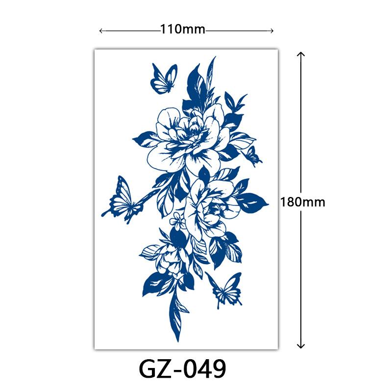 Herbal Juice Tattoo Stickers, Semi-Permanent Tattoo Stickers, Sweatproof, Lasting Tattoo Stickers