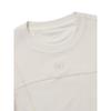 Women Line Color Block ShorT Sleeve T shirT  Ivory 