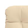 4 piece High Back Cushion Set VIANEN 100percent  Polyester Cream
