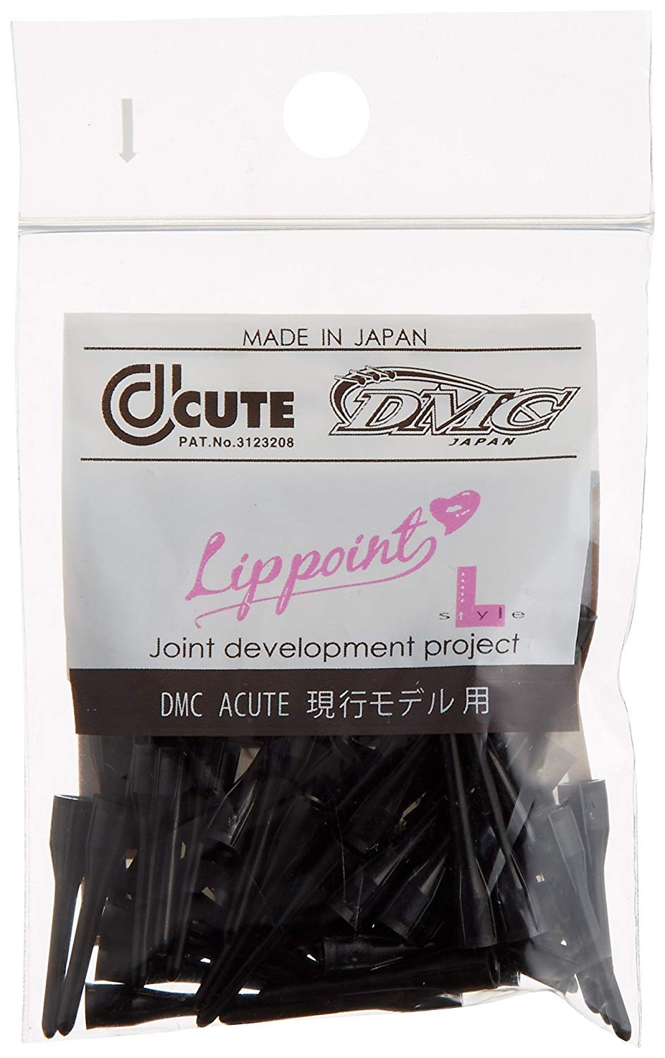 

L Style Acute Lip Point Tip черный 50 шт. чёрный