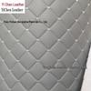 Diamond Lattice Sponge-Backed PVC Leather Fabric for Car Interiors