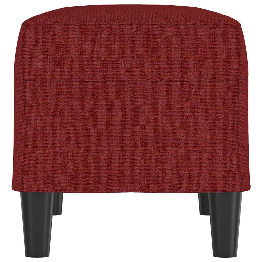 Bench in Wine Red 70 x 35 x 41 cm Fabric