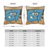 67 Six Seven Meme Pillow Cover Brainrot Print Cushion Cover Funny Pillow Case For Sofa Couch Bed Living Room