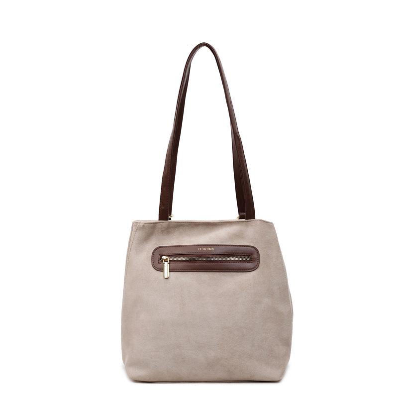 

Женская сумка через плечо Retro Commute - Большая, универсальная сумка-тоут в стиле хай-энд грязно-белый