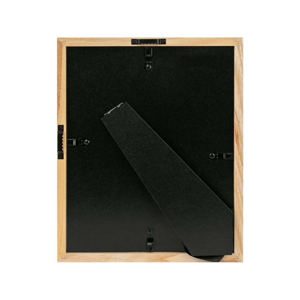 8x10 Matted Wood Gallery Picture Frame 5x7 Photos Durable Sturdy Construction Wall/Tabletop Display Easy Open Tabs Home Decor