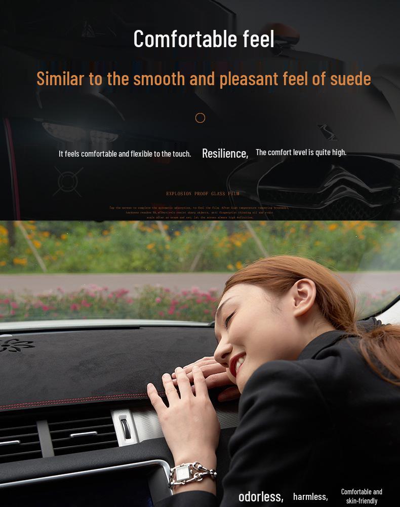 Dashboard Sunshade Mat for 2007-2013 Toyota Corolla - Anti-Glare Sun Protection.