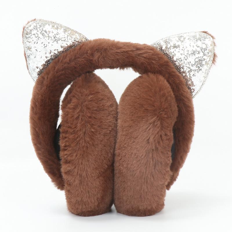 Căști pentru urechi pentru femei pentru copii Căști pentru urechi minunate, drăguț, ureche de pisică, bentita de iarnă, încălzitor pentru urechi