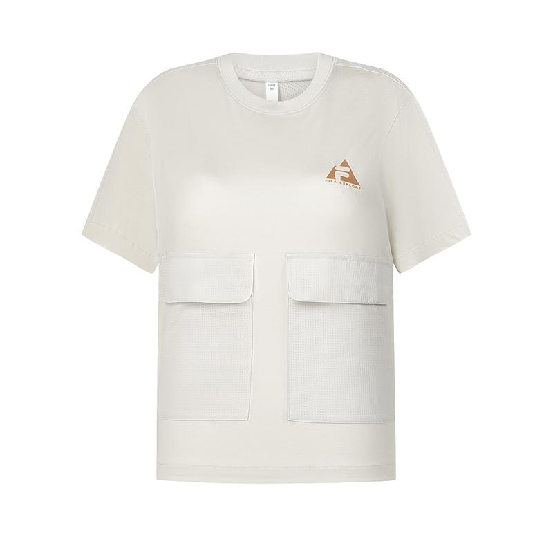 

New FILA T Shirts Women s Camel A11W427109FBG 165/84A/M