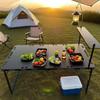Lightweight Folding Outdoor Carbon Steel Camping Picnic Table
