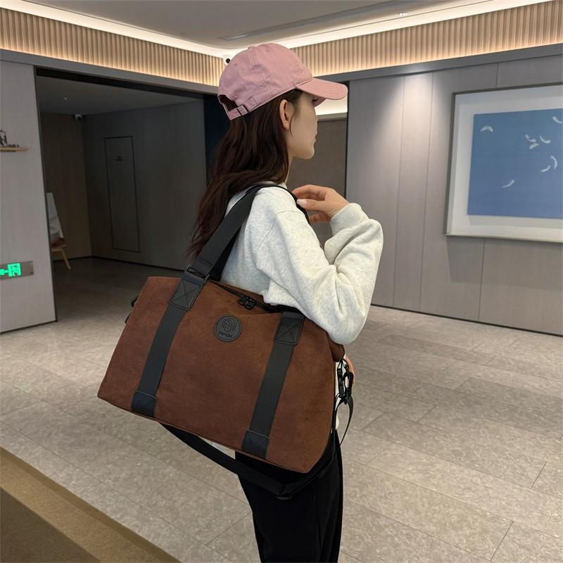 Reisegepäck, Retro-Reisetasche für Damen, leichte koreanische Version Messenger Sport, große Kapazität Freizeit-Fitness-Tasche, Rucksack.