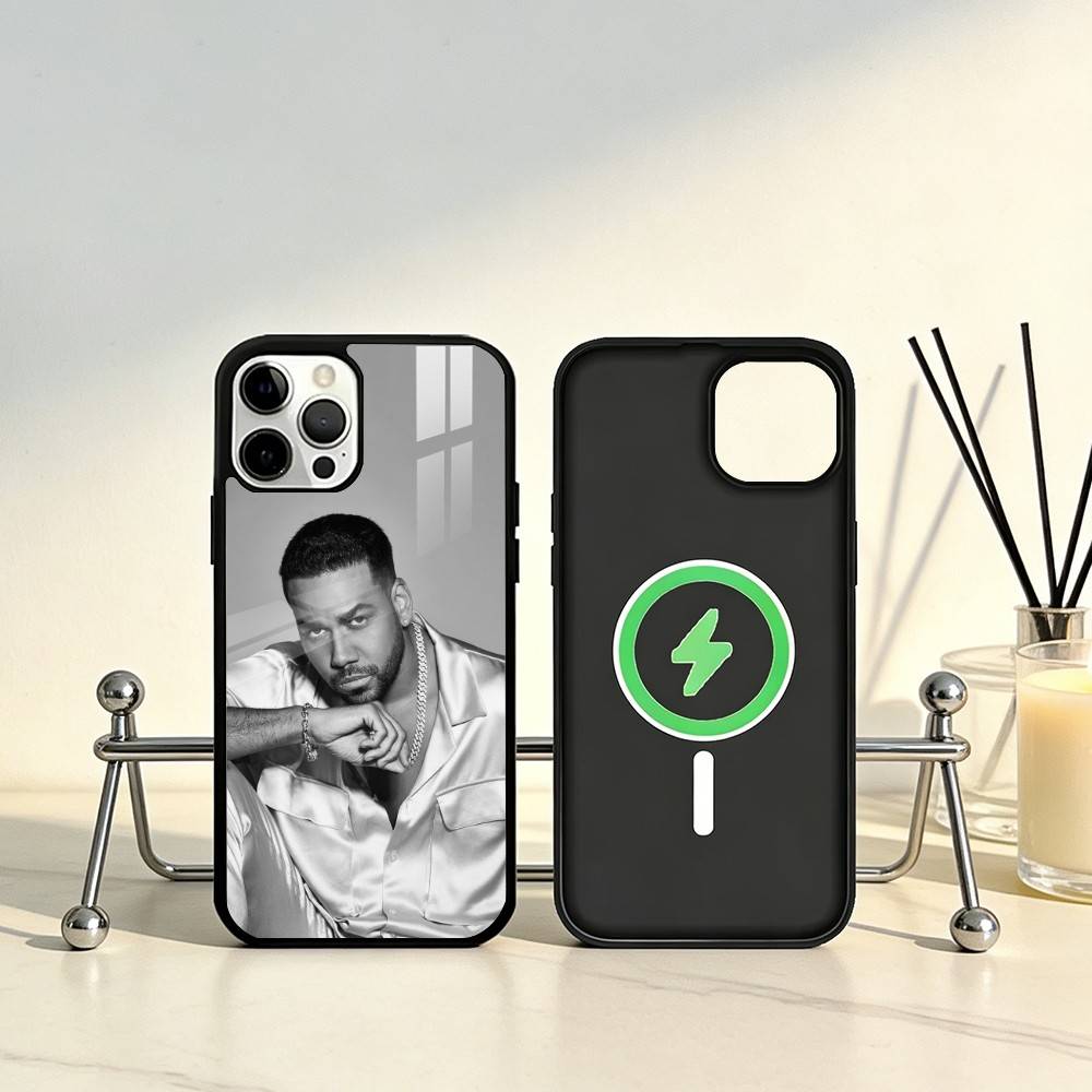 Singer Romeo Santos Phone Case For iPhone17,16,15,14,13,12,11 Plus,Pro Max Magnetic For Magsafe Wireless Charging