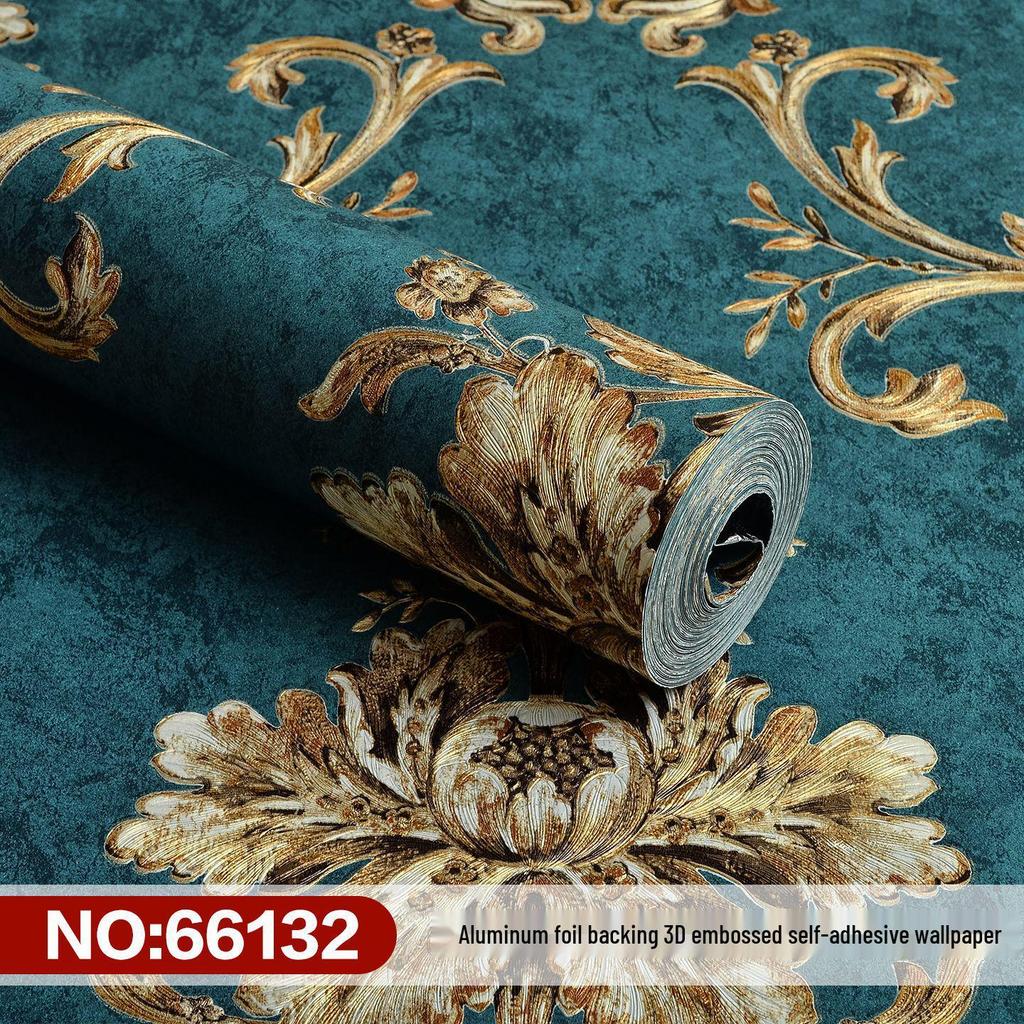 Thick Self-Adhesive Embossed Waterproof Wallpaper for Home Decoration