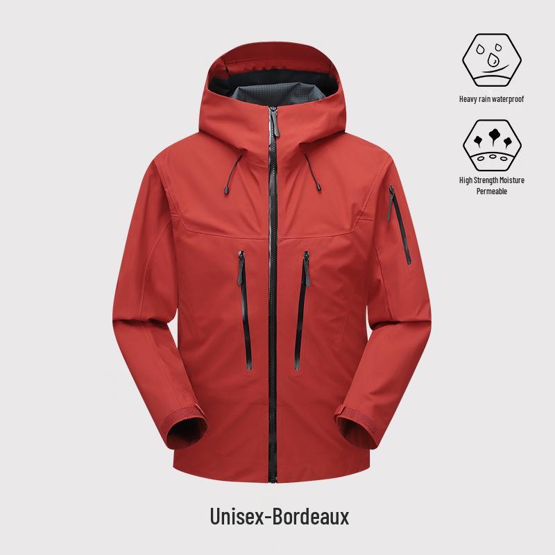 Bird's Style All-Weather Mountaineering Jacket: High Moisture and Vapor Permeability, Waterproof, Unisex for Couples