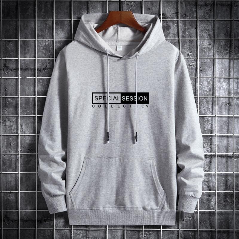 

IELGY Мужская толстовка с буквенным принтом 5XL серый