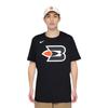 Nike Hardwood Classics Performance Logo Print Crew Neck Short Sleeve T-Shirt Men Tops Black AT2442-010