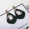 ES3222 Bohemia Earrings Statement Zircon Exaggerated Ethnic Hollow Out Geometric  Drop Earrings For Women Boho Style