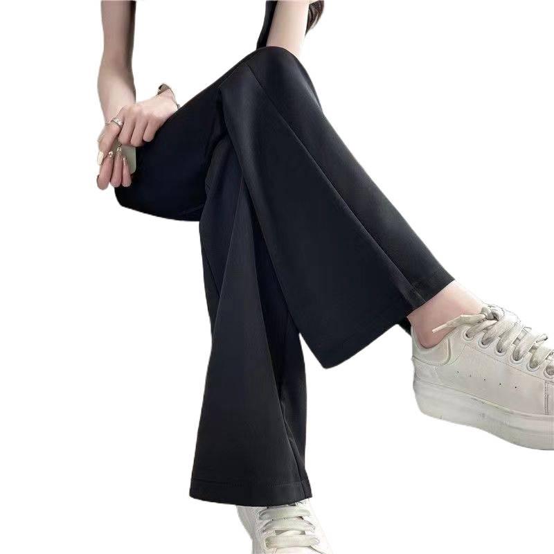 Women's Micro-Flared High-Waisted Bell Bottoms - 2026 Summer Slimming Casual Wide-Leg Pants