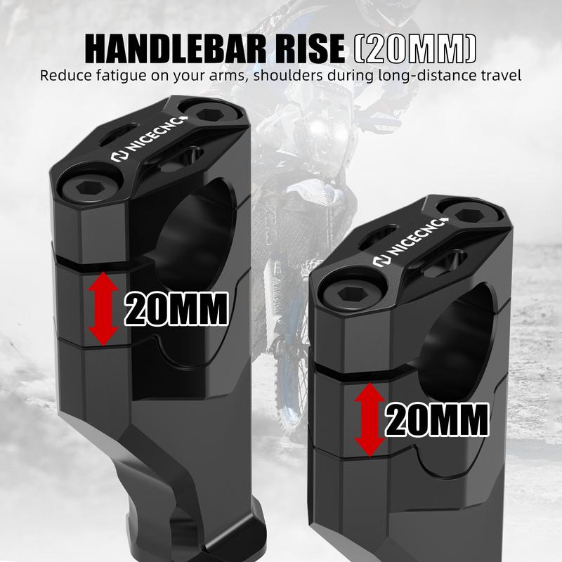 For Yamaha Tenere 700 T700 XTZ700 2019-2024 Handlebar Bar Riser 20mm Tenere700 Rally Edition 2020-2024 TENERE700 World Raid 2022