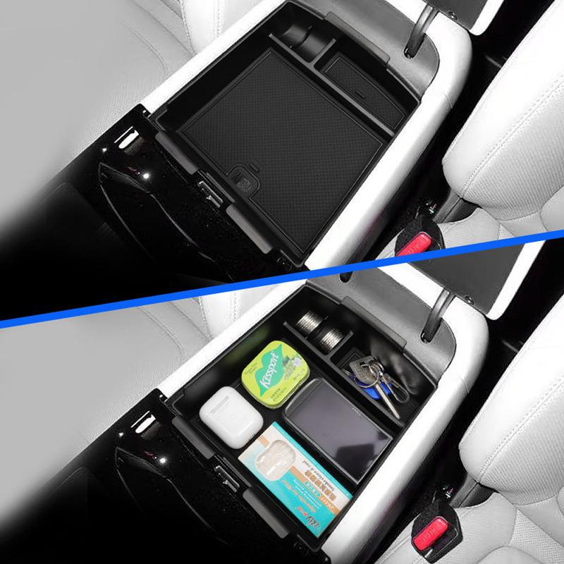 for 2025 2026 Hyundai Tucson Limited Hybrid Console Organizer Tray Armrest Storage Box (ONLY for Electronic Shift)