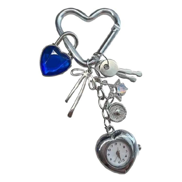 Trendy Star Designs Keyring Jewelry Pieces Sturdy Alloy Construction Portable Designs Versatile Styling