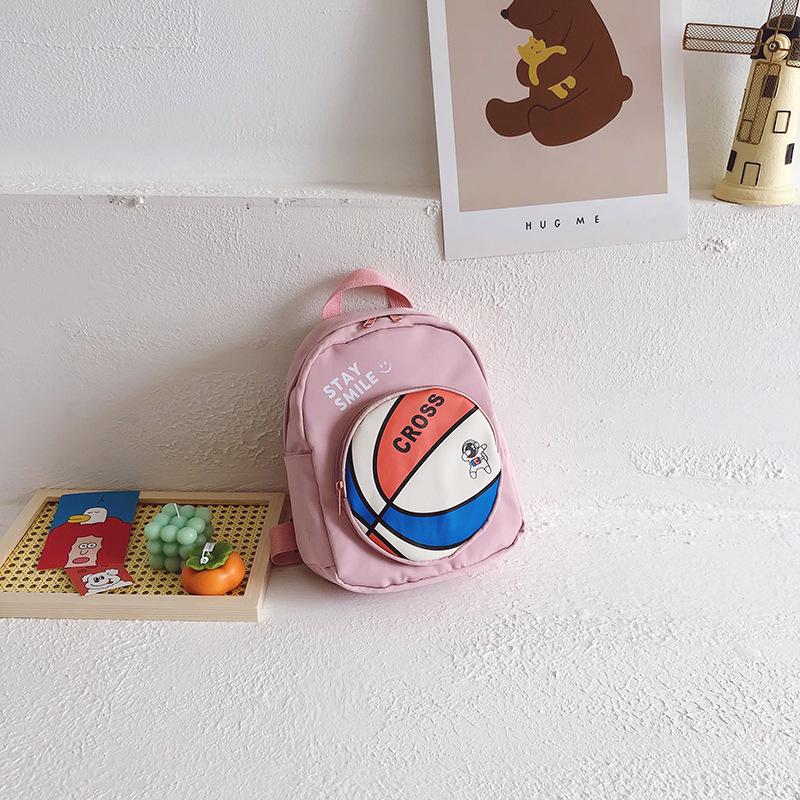 

Дитячий рюкзак новий модний крутий модний спортивний чоловічий скарб баскетбольний рюкзак дитячий шкільний рюкзак рожевий