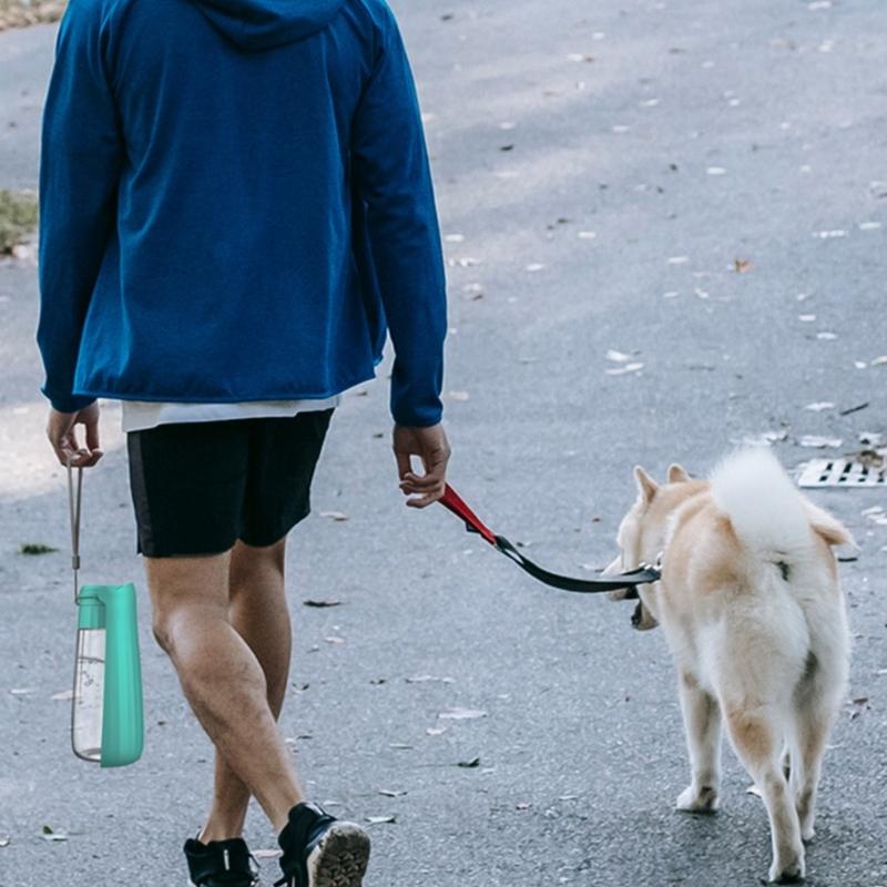 Hunde-Wasserflasche Wasserspender Auslaufsicher für Spaziergänge Wandern Reisen Outdoor-Spaziergänge Outdoor-Spaziergänge Unterwegs Benutzen
