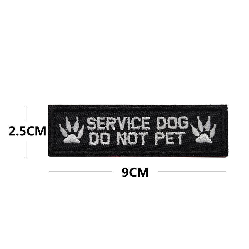 

Custom Dog Harness Velcro Patch: Service Dog Badge & Training Morale Emblem
