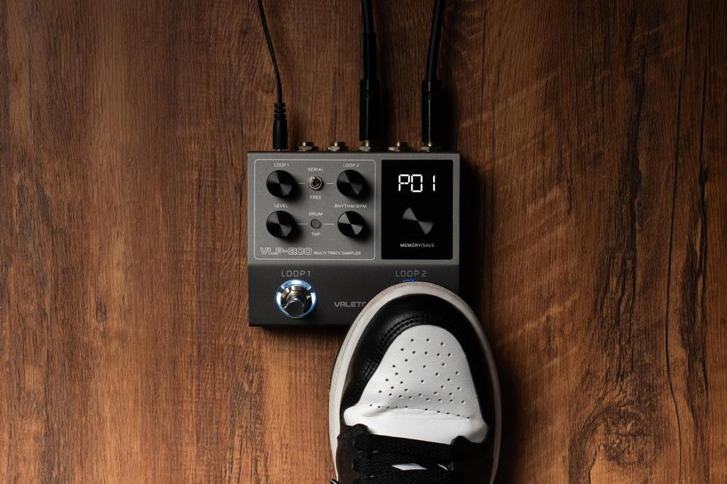 Valeton Sampler Two Looper und verschiedene Schlagzeugrhythmusmuster VLP-200 Mehrspur - voll ausgestattet