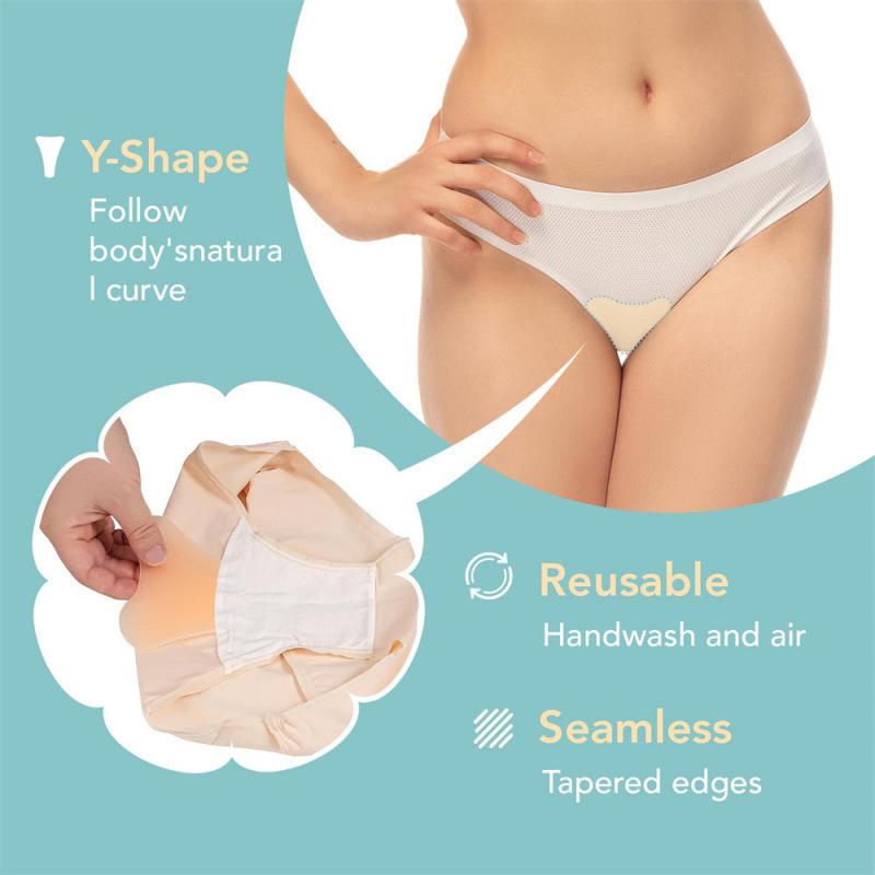 Camel Toe Concealer Reusable Traceless Invisible Adhesive Silicone For Women Leggings Swimwear Activewear Waterproof Cover Pad