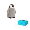 JELLYCAT Arctic and Antarctic Percy Penguin Soothing Grey Doll Plush Doll 16cm High