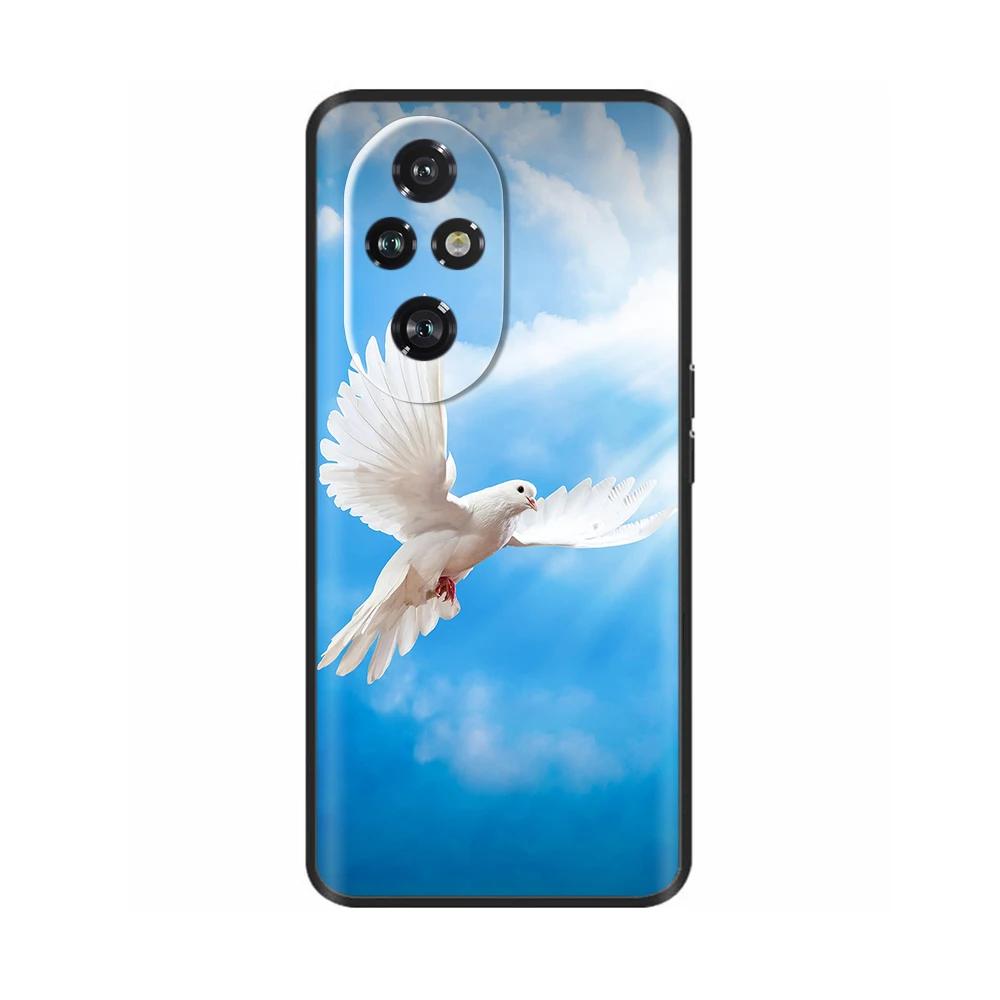 Für Honor 200 Pro Hülle Niedlich Weich Silikon TPU Coque Funda für Honor 200 Pro honor200 Handyhülle Schwarz Capas Für Honor 200 Lite