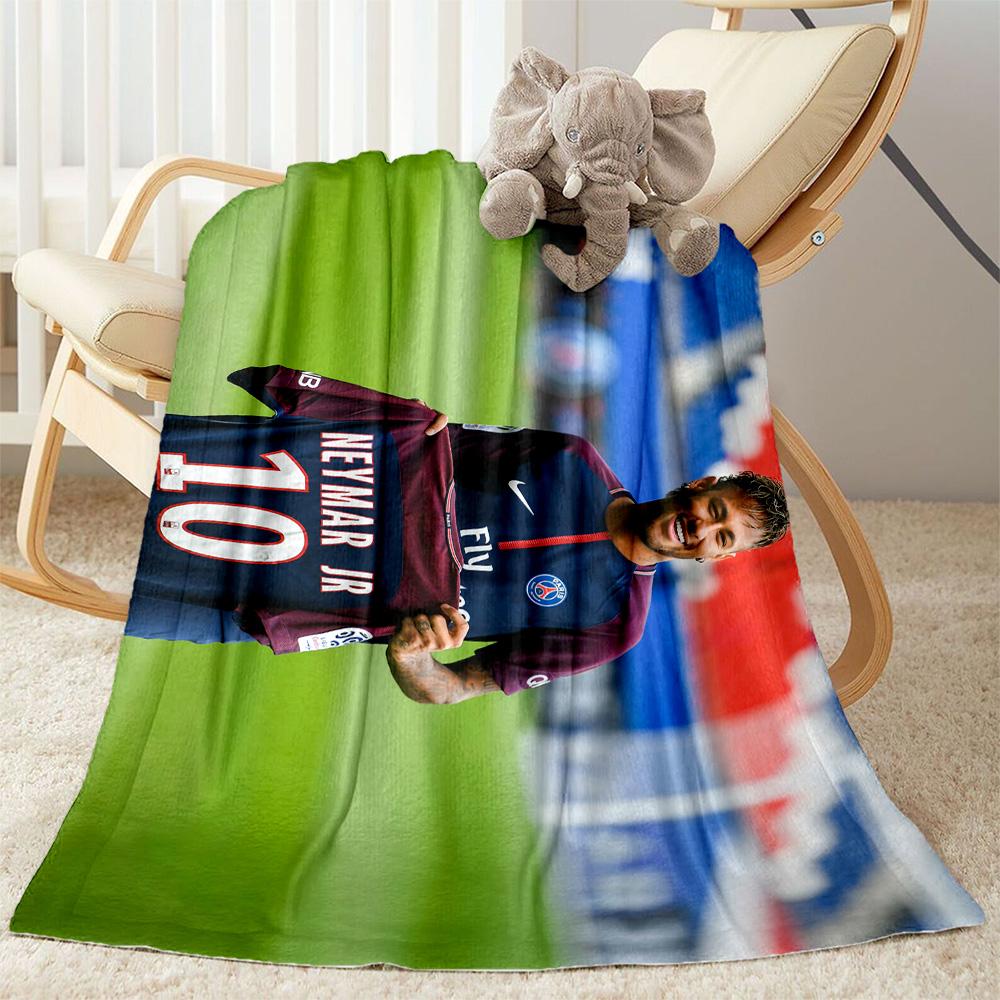 Neymar Celebrates Victory Blanket Ultra-Soft Suitable for Chair Office Chair Picnics for All Occasions Stylish Decor